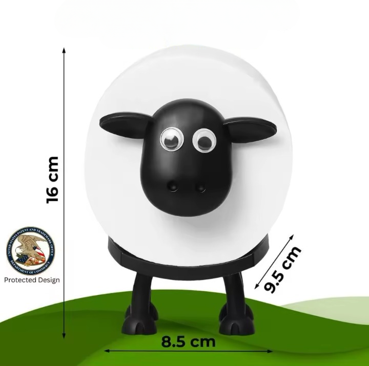 Får Toalettpappershållare- Lyft ditt badrum till nästa nivå - 3pcs